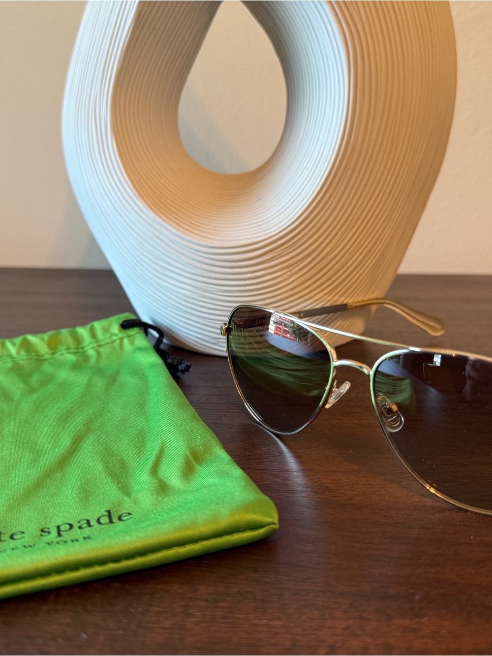 New Kate Spade Emmaline aviator sunglasses - Picture 2 of 9